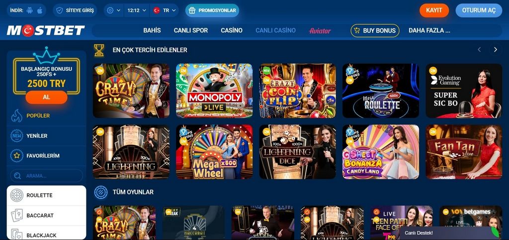 Mostbet Online Gamings