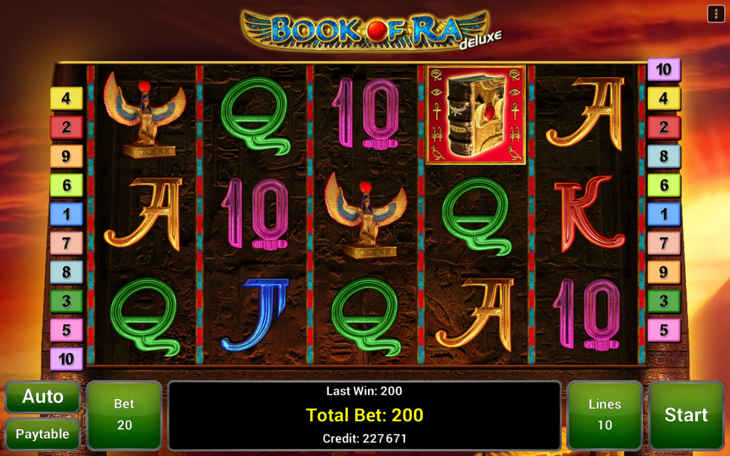 Publication of Ra Deluxe Slot